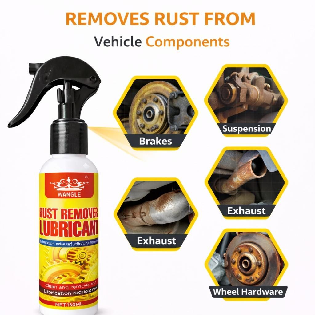 Rust Remover Lubricant 180 ml (Pack of 1 )